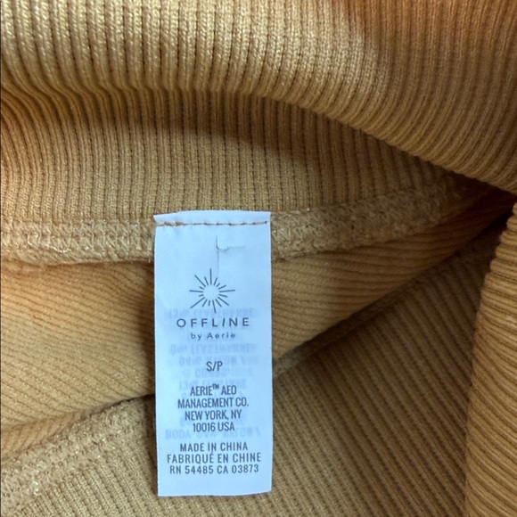 Offline Aerie - Small - Women's Gold Yellow High-Waisted Bike Shorts - compressi - Picture 6 of 6